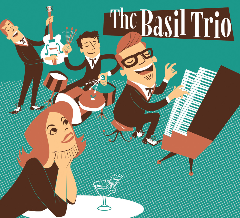 Basil Trio CD cover illustration